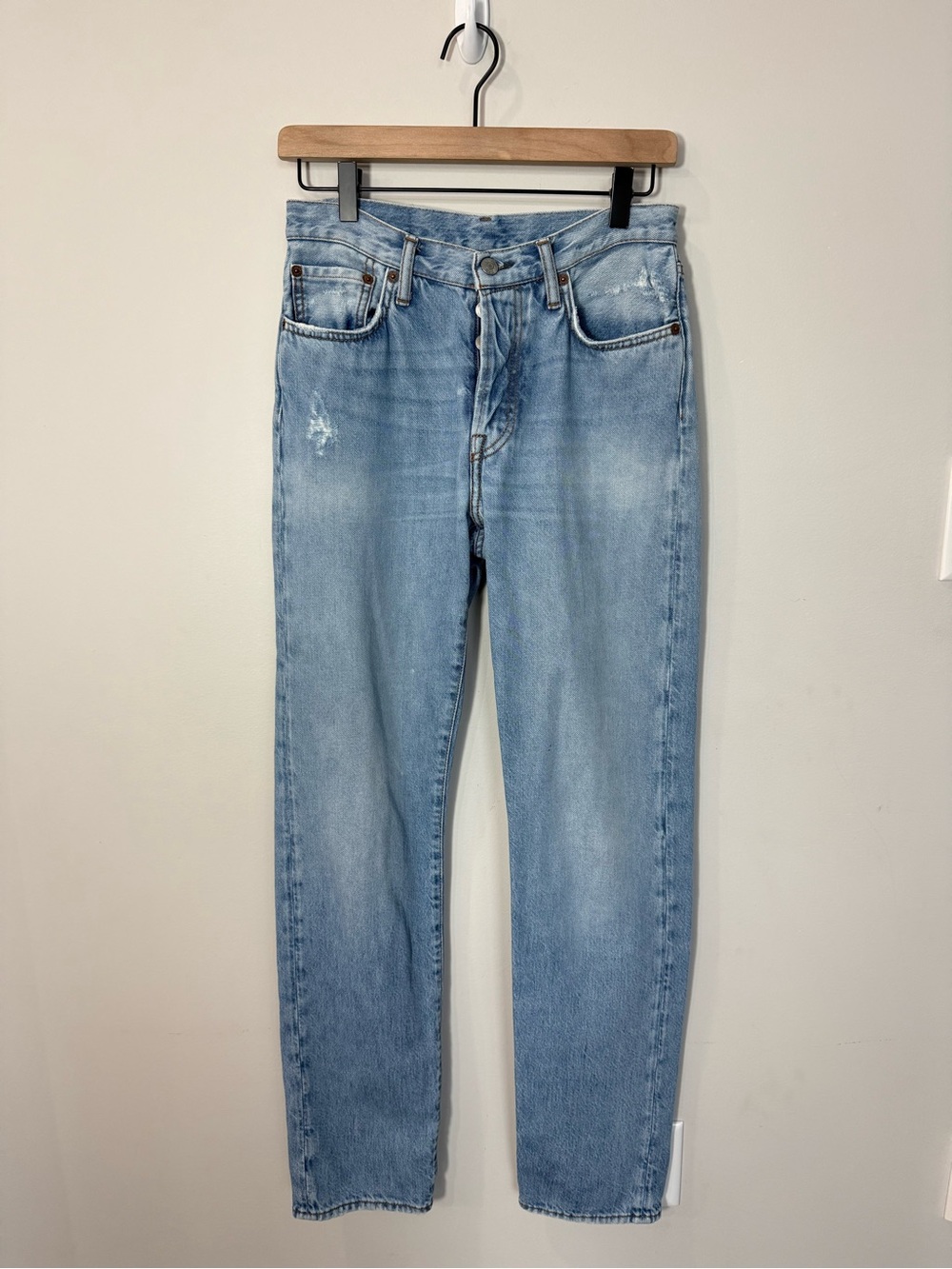 Acne Studios 1997 Light Blue Vintage Straight Leg Jeans Size 26